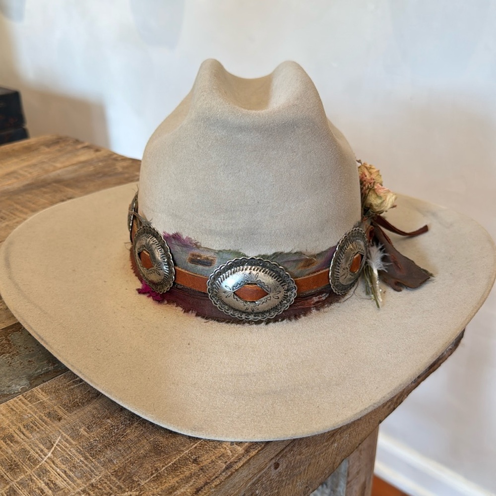 Custom Stetson 6X COWBOY HAT Rancher 57 cm 7 1/8